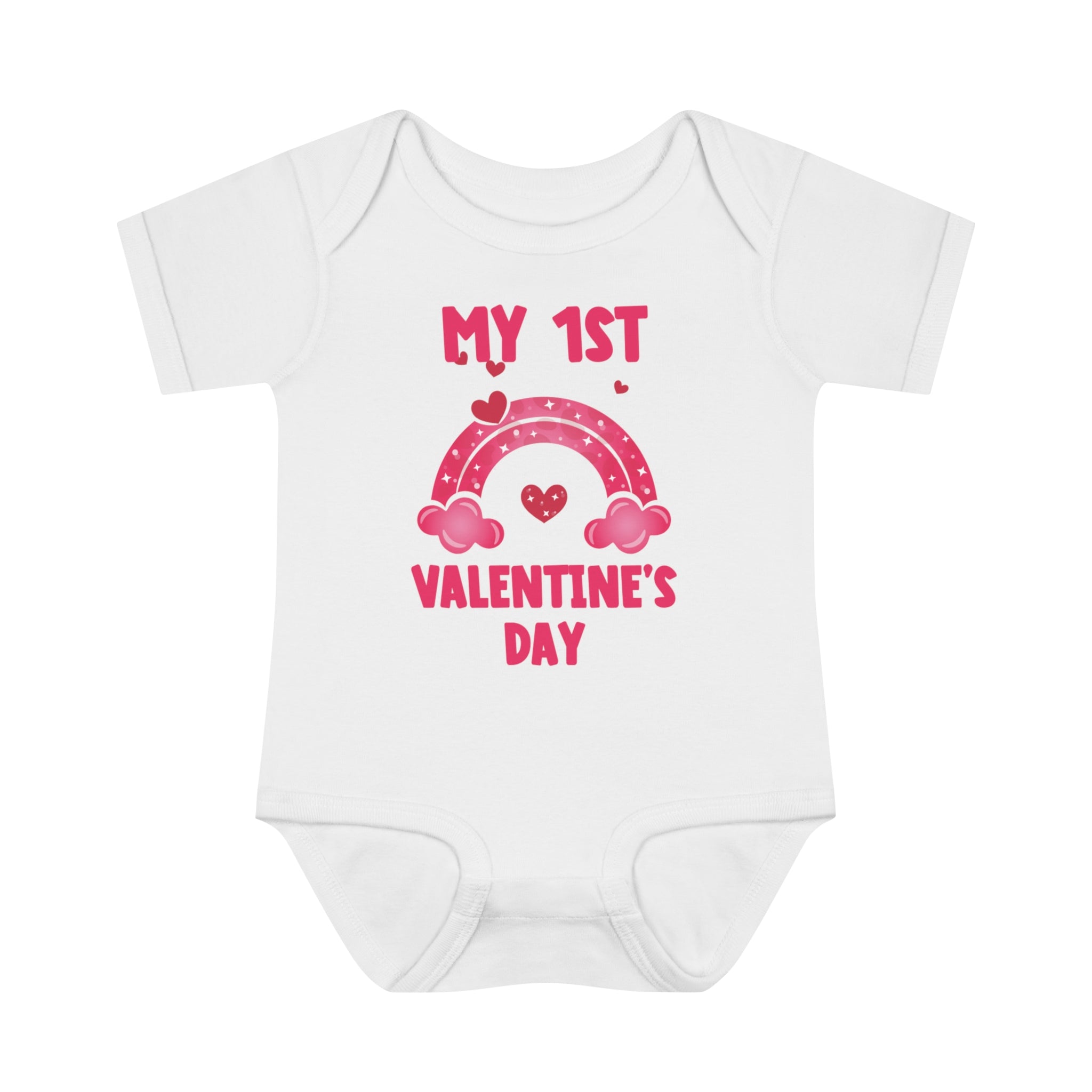 1st Valentine's Day | Infant Baby Rib Bodysuit