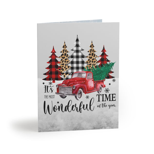 Classic Christmas Card Festive & Happy Holiday Greeting Cards | Christmas Card Set with Envelopes (8, 16, and 24 pcs) Perfect Gift Message
