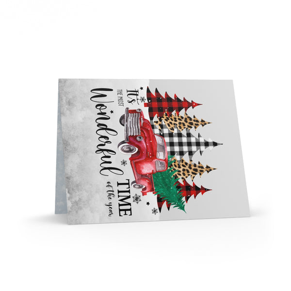 Classic Christmas Card Festive & Happy Holiday Greeting Cards | Christmas Card Set with Envelopes (8, 16, and 24 pcs) Perfect Gift Message