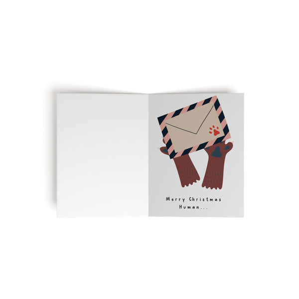 Meowy Catmas Card Festive & Happy Holiday Greeting Cards | Christmas Card Set with Envelopes (8, 16, and 24 pcs) Perfect Gift Message